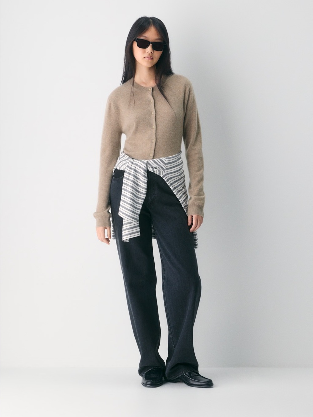 Aritzia Bare Cashmere Noteworthy Cardigan